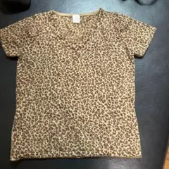 enquete 半袖ニット レオパード柄