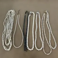 遺品整理 本真珠 パールネックレス シルバー ジュエリーまとめ売り