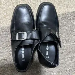 COMME CA ISM ブラックフォーマルシューズ 18.0