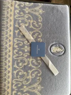 【未使用】WEDGWOOD ウェッジウッド ツーウェイ毛布　ウールのサムネイル