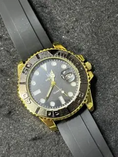 ★未使用新品 SHAAMES スキューバタイプ ブラックメンズ 腕時計