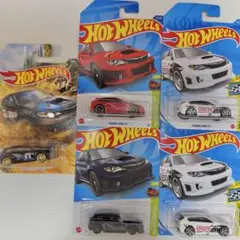 5台セット ホットウィール Subaru WRX STI スバル GRB GRF