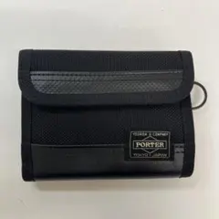 PORTER ポーター HEAT ヒート 二つ折り財布 コンパクトウォレット 黒