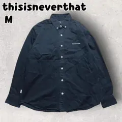 thisisneverthat T-LOGO 長袖シャツ ブラック M ネバザのサムネイル