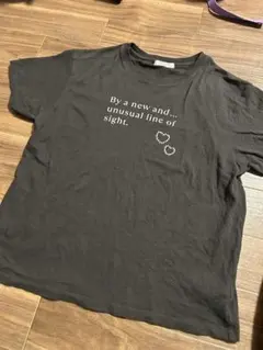 フリークスストア ラインストーン ハート Tシャツ F スミクロ チャコール