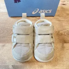 【アシックス】スクスクシリーズ ベビーシューズ グレー 12.5cm