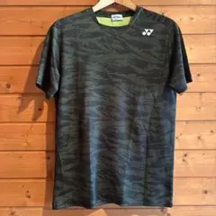 YONEXバドミントンシャツ ユニフォーム Mサイズ 半袖 迷彩グリーン