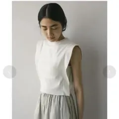 【新品未使用タグ付】STYLEMIXER パネルスリーブコンパクトニット