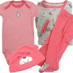 新品 カーターズ カバーオール他４点セット 6M 61～67cm 出産祝