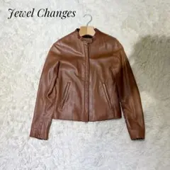 Jewel Changes ラムレザー 羊革 ブラウン36 ユナイテッドアローズ