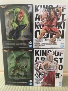 新品未開封】ワンピース＆ドラゴンボール＆鬼滅の刃フィギュア6点