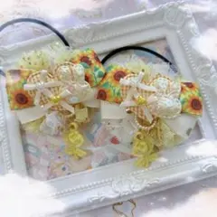 *⑅︎୨୧ヘアゴム✩キッズリボン୨୧⑅︎*