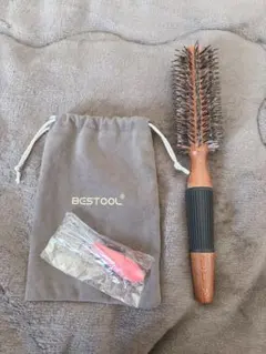 【美品】BESTOOL ロールブラシ ヘアブラシ 収納袋付き