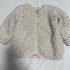 petit main ファーアウター 80サイズ　モコモコ　ボア