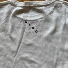 新品未使用タグ付き　LENO ホワイト 半袖Tシャツ