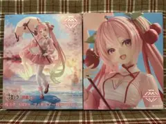 【未開封・ダンボール発送】初音ミク 桜ミク AMP+ フィギュア 2個セット