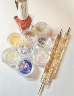 ネイル用品セット パーツ ドットペン キャンメイク カラフルネイルズ N35
