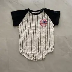 【美品】バースデイ ロンパース 80