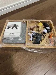 《新品未使用 》モンテッソーリ 絵合わせフィギュア　模型 =動物=