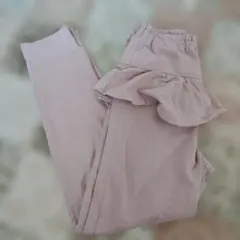 フリル付き ロングパンツ ピンクのサムネイル