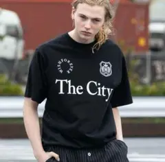 The City グラフィックTシャツ 黒