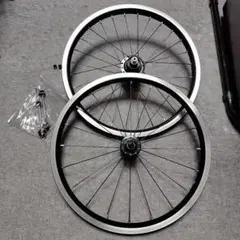 □ brompton/ブロンプトン用 完組ホイール 7速 黒＜中古＞ Amazon | JKlapin 16インチ349外部7速20 MMホイール74 x 112 MM 4