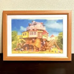 ジブリアート115ハウルの動く城より「コルマール」額装品　額縁寸法45㎝×33㎝ ジブリアート115ハウルの動く城より「コルマール」額装品 額縁寸法45
