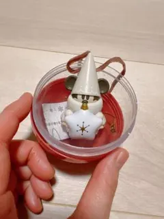 リルリンリン カプセルトイ 2025 ディズニー 白 ガチャ　ベージュ