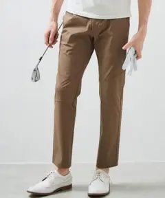 g-stage ストレッチ切替 立体パンツ ブラウン
