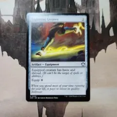 MTG 稲妻のすね当て マスターピース foil 1枚（3枚在庫あり） MTG 稲妻のすね当て マスターピース foil 1枚（3枚在庫あり） - メルカリ