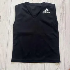 adidas キッズ ノースリーブ タンクトップ ブラック 140