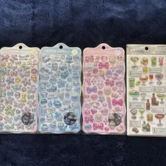 [正規品]ボンボンドロップシールちゅるきら、大人の図鑑シール