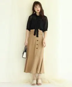 Mystrada ボリュームヘムドッキングノースリニット - メルカリ