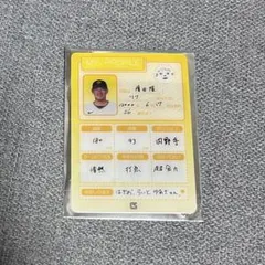 読売ジャイアンツ 増田陸 選手 選手MYプロフィールシート カード シークレット