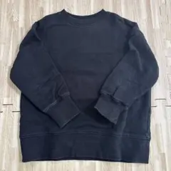【GREEN LABEL RELAXING】 ブラックトレーナー 125cm