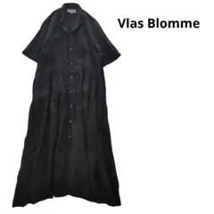 Vlas Blomme　ロングワンピース　羽織り　半袖　リネン　黒色　日本製 2026年最新】VlasBlommeの人気アイテム - メルカリ