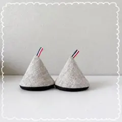 サンカク鍋つかみ＊ハンドメイド「chic」コットンリネンのサムネイル