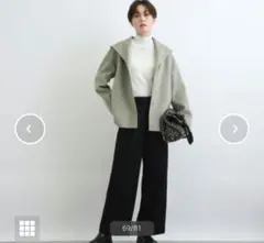 【Oggi掲載】INDIVI ハミルトンラムズウール ショートコート