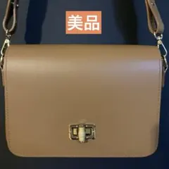 美品　マルコビアンチーニ　ショルダーバッグ　キャメル