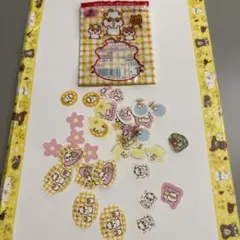 サンリオ　コロコロクリリン　シールセット　45枚　平成レトロ　フレークシール