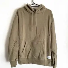 未使用 DUAL VOICE フード付きスウェット Mサイズ カーキ