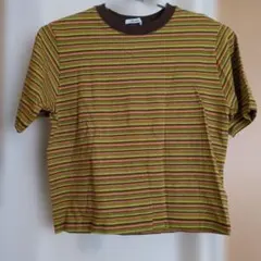 niko and ... ストライプ 半袖Tシャツ