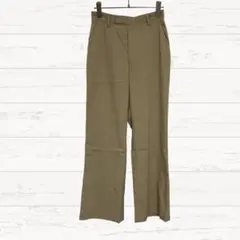 【ミッシェルクラン】チノパン ベージュ 38 無地 カジュアル 3736