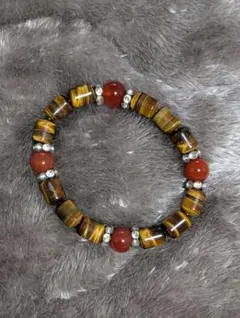 タイガーアイ・カーネリアンブレスレット