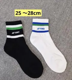 YONEX 刺繍口ゴ＆バドミントンソックスL515【25～28cm】2足セット