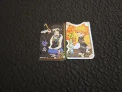 鬼滅の刃 キャラカットステッカー 我妻善逸 獪岳
