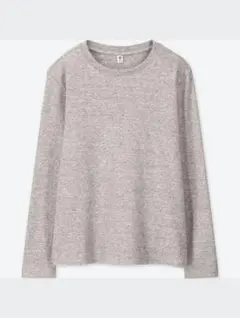 美品 ユニクロ KIDS ソフトタッチクルーネックTシャツ 長袖 ロンT