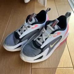 NIKE AIR MAX グレー/ピンク スニーカー22.0