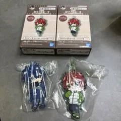 ラバーチャーム2個セット⭐︎カラフルピーチ⭐︎一番くじ