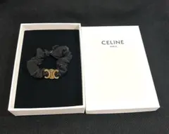 CELINE セリーヌ トリオンフ シュシュ ヘアゴムkl - メルカリ
